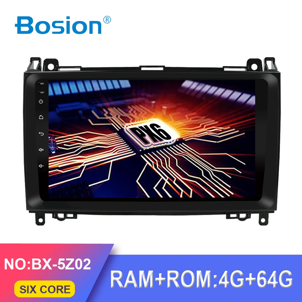 PX6 RK3399 4 Гб + 64 ГБ Android 10 для Mercedes Benz Sprinter B200 W209 W169 B class W245 B170 Vito W639 автомобильный DVD
