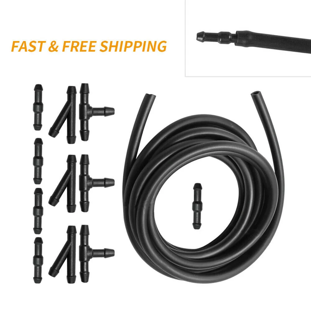 1Set Washer Hose + Connector Kit Rubber And Plastic Car Accessories Replacement Washer Nozzle Hose Connector Soft Flexible
1Set Washer Hose + Connector Kit Rubber And Plastic Car Accessories Replacement Washer Nozzle Hose Connector Soft Flexible