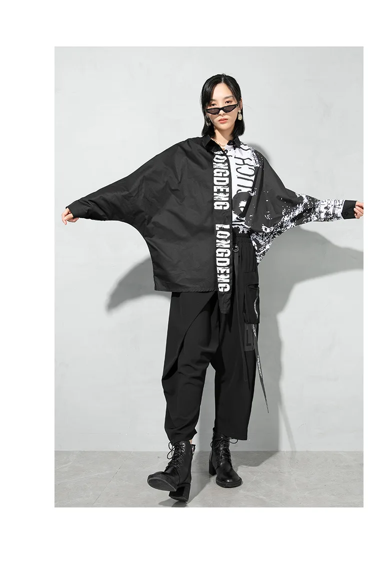 Vefadisa Black Letter Print Women Blouse 2021 Spring Plus Size Long Sleeve Blouse Batwing Sleeve Women Top Casual QYF4942
Vefadisa Black Letter Print Women Blouse 2021 Spring Plus Size Long Sleeve Blouse Batwing Sleeve Women Top Casual QYF4942