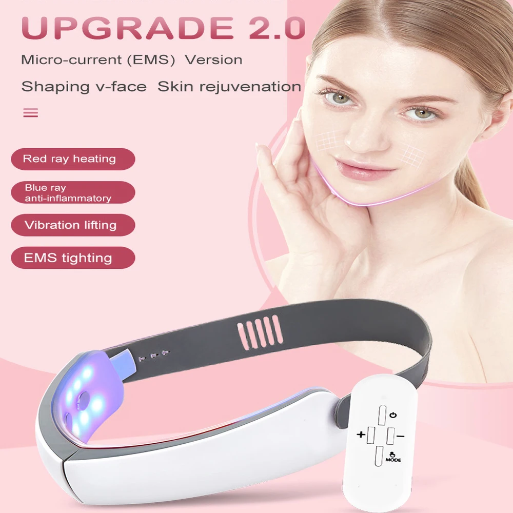 Chin V-Line Up Lift Belt Machine LED Photon Therapy Facial Lifting Device Face Slimming Vibration Massager V-Face Care
Chin V-Line Up Lift Belt Machine LED Photon Therapy Facial Lifting Device Face Slimming Vibration Massager V-Face Care