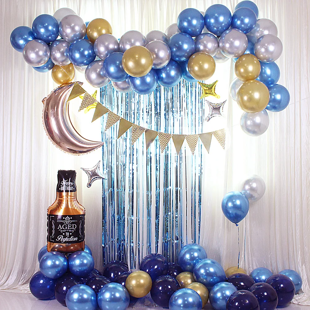 Birthday Party Decorations Navy Blue Balloon Garland Arch Kit Gold Balloons Whiskey Bottle Foil Balloon Wedding Decor Supplies
Birthday Party Decorations Navy Blue Balloon Garland Arch Kit Gold Balloons Whiskey Bottle Foil Balloon Wedding Decor Supplies