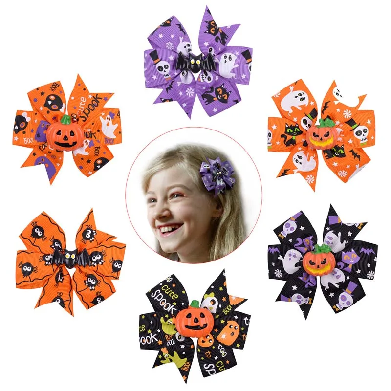 6pcs 12 Color Girl Child Halloween Decoration Hair Clips Hair Pin Accessories Ghost Pumpkin Pinwheel Ribbon Bows Festival Gifts
6pcs 12 Color Girl Child Halloween Decoration Hair Clips Hair Pin Accessories Ghost Pumpkin Pinwheel Ribbon Bows Festival Gifts