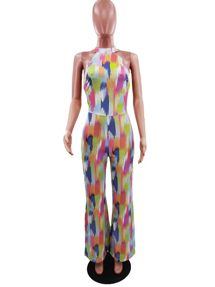 Print Overalls for Women Casual Colorful Striped Ladies Jumpsuits One Piece Outfit Sexy Jumpsuit Clubwear Summer Mono Mujer
Print Overalls for Women Casual Colorful Striped Ladies Jumpsuits One Piece Outfit Sexy Jumpsuit Clubwear Summer Mono Mujer