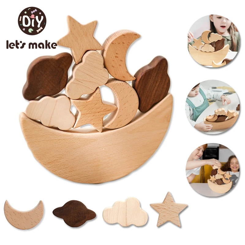 1 Set Baby Wooden Montessori Educational Toy Star and Moon Shape Balancing Stacking Game Infant Safe Teether Kids Gifts
1 Set Baby Wooden Montessori Educational Toy Star and Moon Shape Balancing Stacking Game Infant Safe Teether Kids Gifts