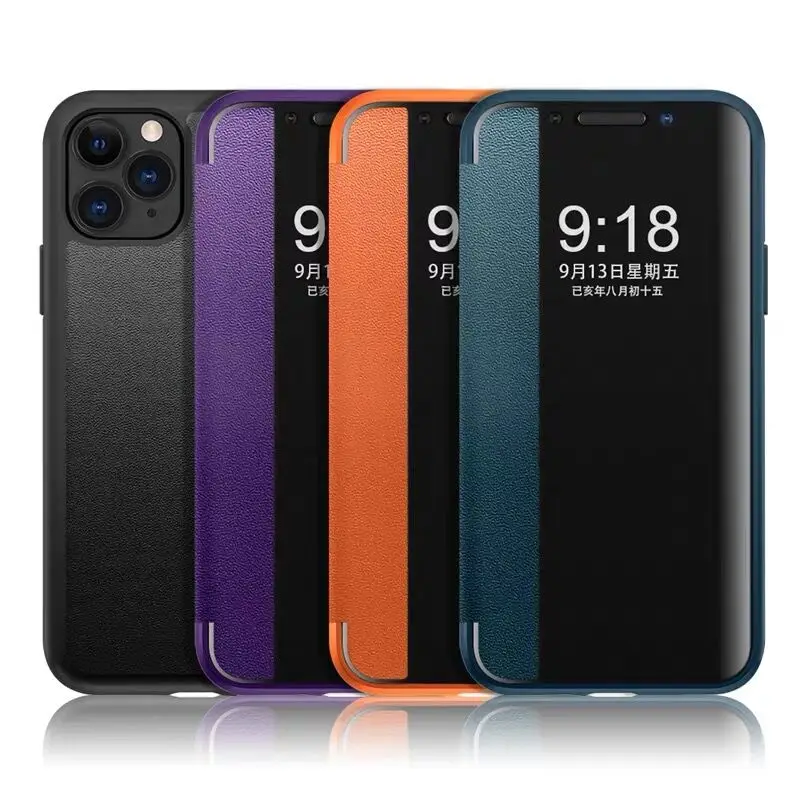 Luxury Bumper Shockproof Silicone Smart Mirror Flip PU Leather Phone Case For iPhone 12 11 Pro Max X XS Back Cover Fundas Coque
Luxury Bumper Shockproof Silicone Smart Mirror Flip PU Leather Phone Case For iPhone 12 11 Pro Max X XS Back Cover Fundas Coque