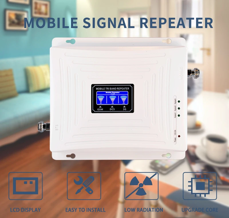 2g 3g 4g Cellular Signal Booster gsm 900 1800 2100 GSM WCDMA UMTS LTE Cellular Repeater 900/1800/2100mhz Amplifier
2g 3g 4g Cellular Signal Booster gsm 900 1800 2100 GSM WCDMA UMTS LTE Cellular Repeater 900/1800/2100mhz Amplifier