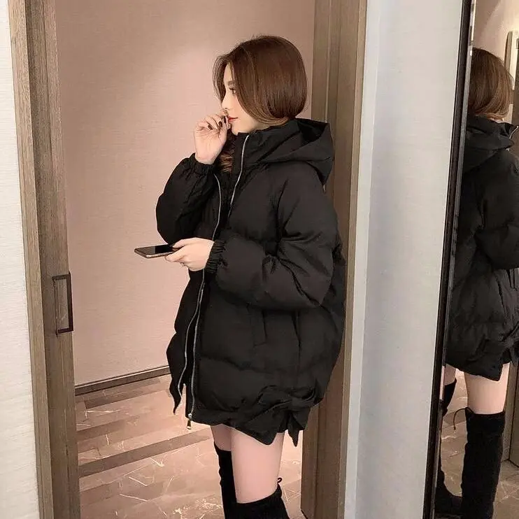 New winter bread take han edition loose hooded women with thick cotton-padded jacket winter jacket female student web celebrity
New winter bread take han edition loose hooded women with thick cotton-padded jacket winter jacket female student web celebrity