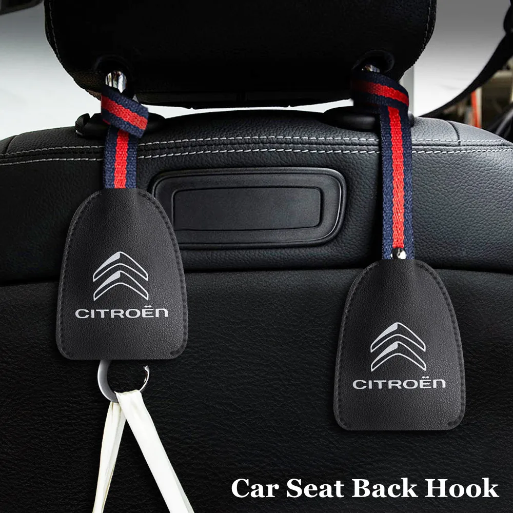 Auto Styling Accessories Leather Car Seat Back Portable Hook Hidden Holder Hanger For Citroen C4 C1 C3 C6 C5 C8 C-ELYSEE VTS
Auto Styling Accessories Leather Car Seat Back Portable Hook Hidden Holder Hanger For Citroen C4 C1 C3 C6 C5 C8 C-ELYSEE VTS