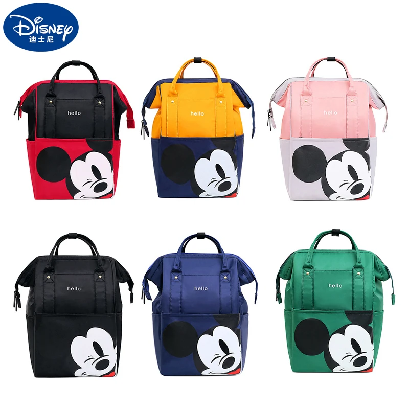 Disney Mickey Minnie Mummy Bag Multifunction Large Capacity Fashion Baby Mommy Goods Wet Backpack Nappy Maternity Accessories
Disney Mickey Minnie Mummy Bag Multifunction Large Capacity Fashion Baby Mommy Goods Wet Backpack Nappy Maternity Accessories