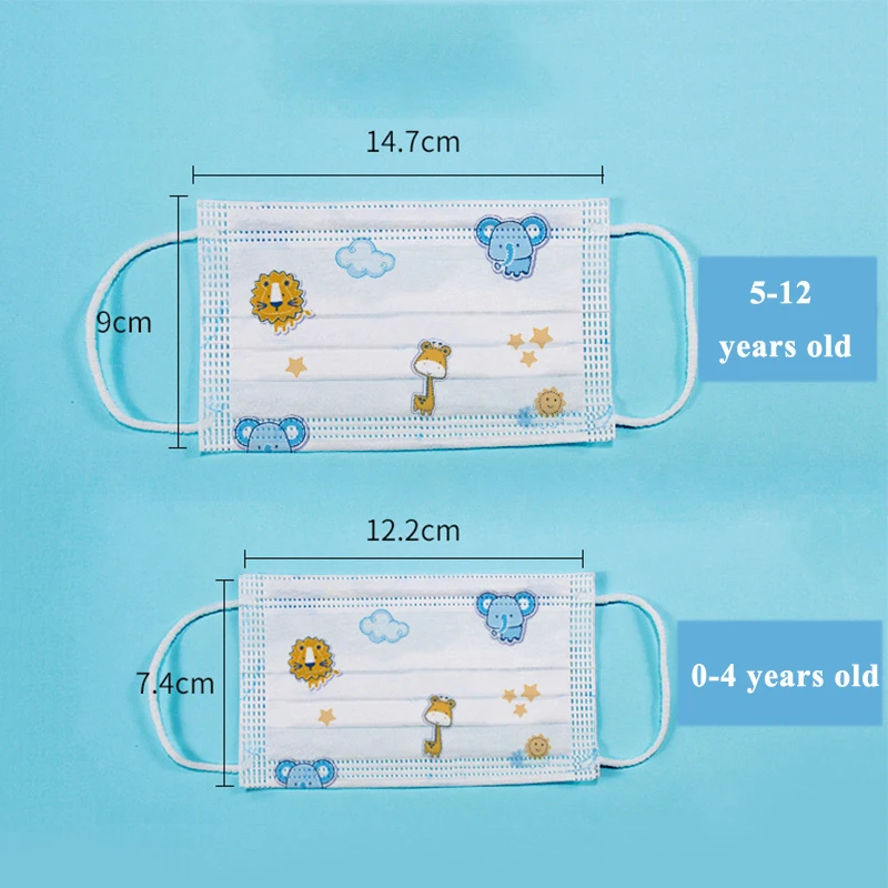 50PCS Children Mascarillas Mouth Caps Disposable 3D Cartoon Print 4 Layers Filter Anti Dust Face Mouth Mask for 0-12 Year Kids
50PCS Children Mascarillas Mouth Caps Disposable 3D Cartoon Print 4 Layers Filter Anti Dust Face Mouth Mask for 0-12 Year Kids