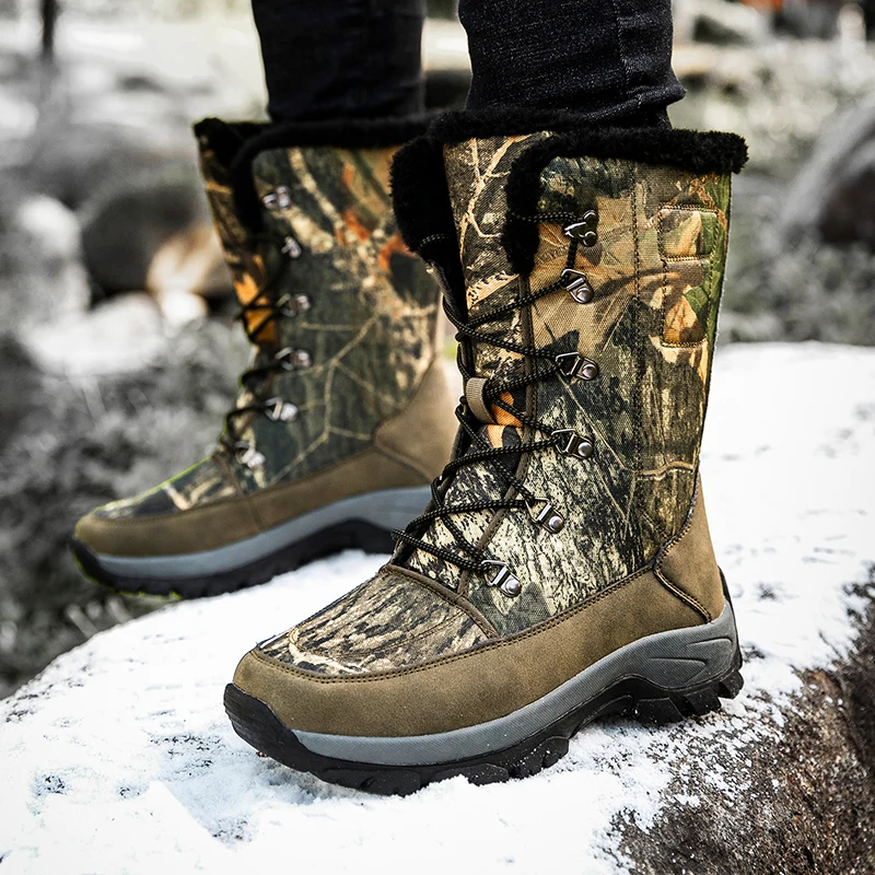 Men's Boots Winter Warm Snow Boots Large Size High-Top Hiking Zapato Male Outdoor Leisure Sports Calceus Hot Sell British Style 
Men's Boots Winter Warm Snow Boots Large Size High-Top Hiking Zapato Male Outdoor Leisure Sports Calceus Hot Sell British Style