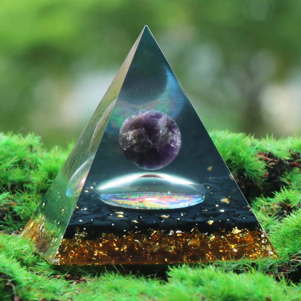 Natural Semi-precious Stone Furnishing Articles Pyramid Shape Orgonite Pyramid Amethyst for DIY Jewelry Making Home Decoration
Natural Semi-precious Stone Furnishing Articles Pyramid Shape Orgonite Pyramid Amethyst for DIY Jewelry Making Home Decoration