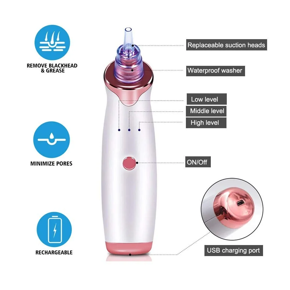 5-1000PCS Wholesale Blackhead Remover Pore Vacuum Machine Cleaner Electric Pore Extractor Tool Acne Comedone Extractor Fast Ship
5-1000PCS Wholesale Blackhead Remover Pore Vacuum Machine Cleaner Electric Pore Extractor Tool Acne Comedone Extractor Fast Ship
