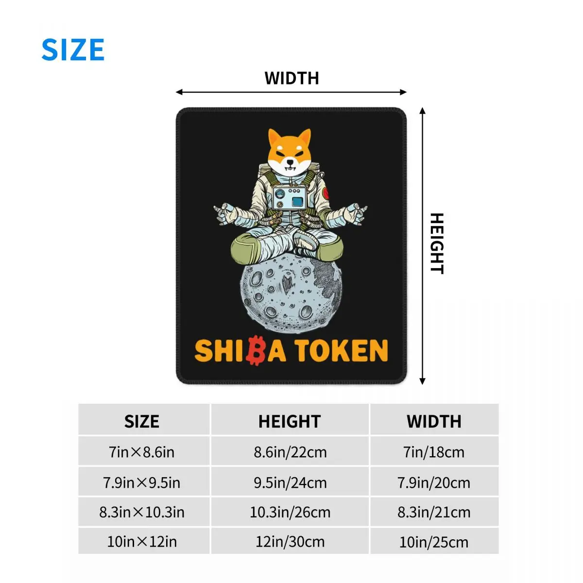 Shiba Inu Token Coin Crytopcurrency Spaceman Cute Mouse Pad SHIB Non-Slip Mouse Mats Rubber Computer Keyboard Desk Pad
Shiba Inu Token Coin Crytopcurrency Spaceman Cute Mouse Pad SHIB Non-Slip Mouse Mats Rubber Computer Keyboard Desk Pad