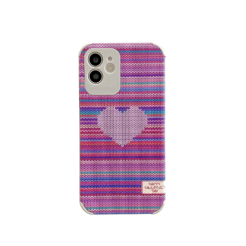 Fashion Creative sweater pattern love phone case for iPhone11 12Pro Max mini X XR XSMax 8 7 PluS anti-drop protective back cover
Fashion Creative sweater pattern love phone case for iPhone11 12Pro Max mini X XR XSMax 8 7 PluS anti-drop protective back cover