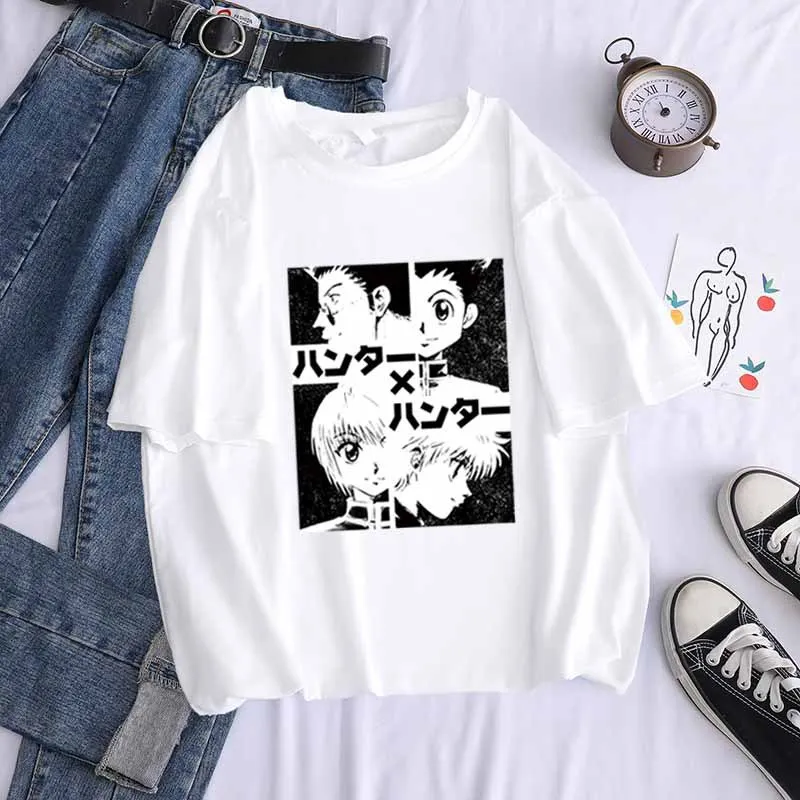 Kawaii Men Funny Summer Tops Cartoon style Graphic Tees Harajuku Unisex Anime Hot T-shirt Male Hunter X Hunter T Shirt
Kawaii Men Funny Summer Tops Cartoon style Graphic Tees Harajuku Unisex Anime Hot T-shirt Male Hunter X Hunter T Shirt
