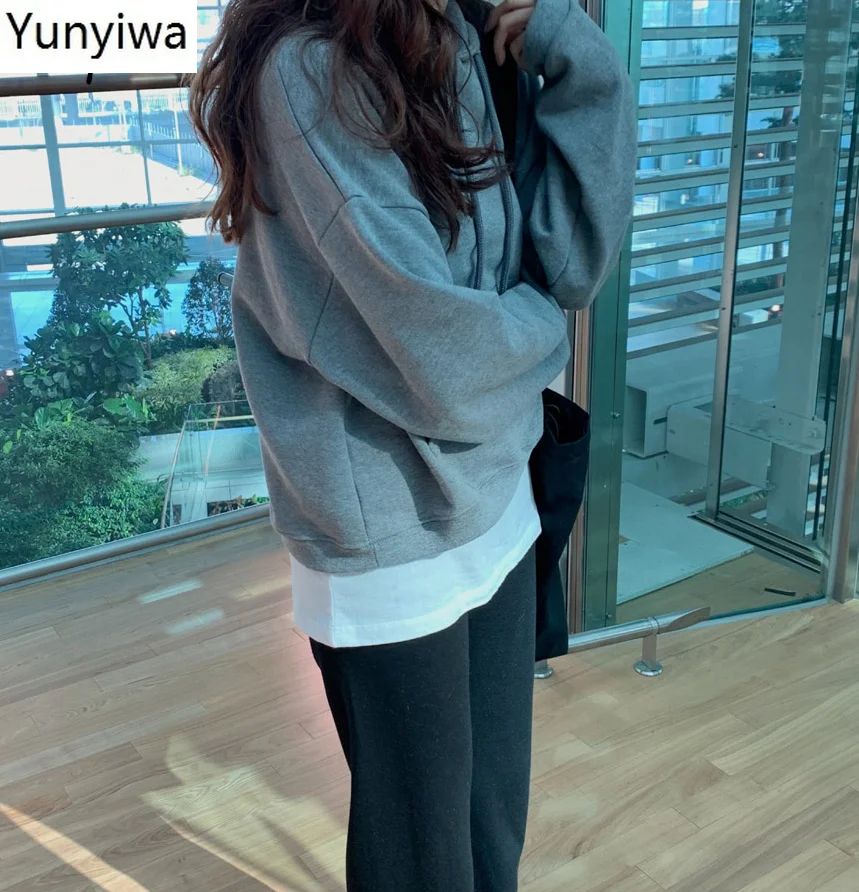 Double Pockets Drawstring Warm Hoodies Women Chic Simple All-match Loose Sweatshirts Solid Color Casual Fashion Hoody
Double Pockets Drawstring Warm Hoodies Women Chic Simple All-match Loose Sweatshirts Solid Color Casual Fashion Hoody