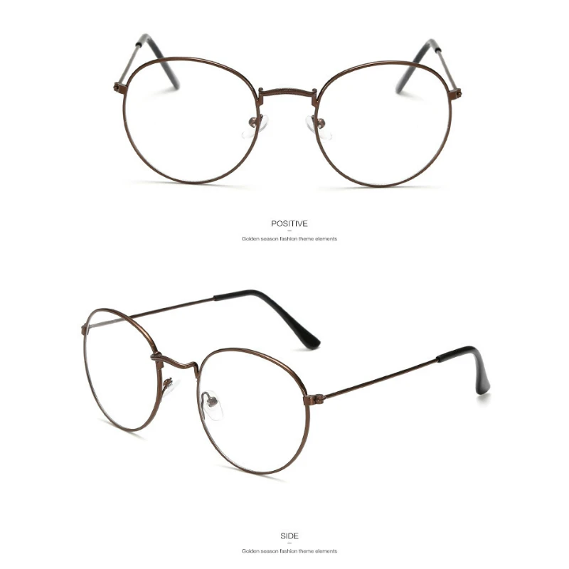 Vintage Retro Metal Frame Clear Lens Glasses Fashion Eyewear Eyeglasses Black Oversized Round Circle Eye Glasses Harajuku 
Vintage Retro Metal Frame Clear Lens Glasses Fashion Eyewear Eyeglasses Black Oversized Round Circle Eye Glasses Harajuku