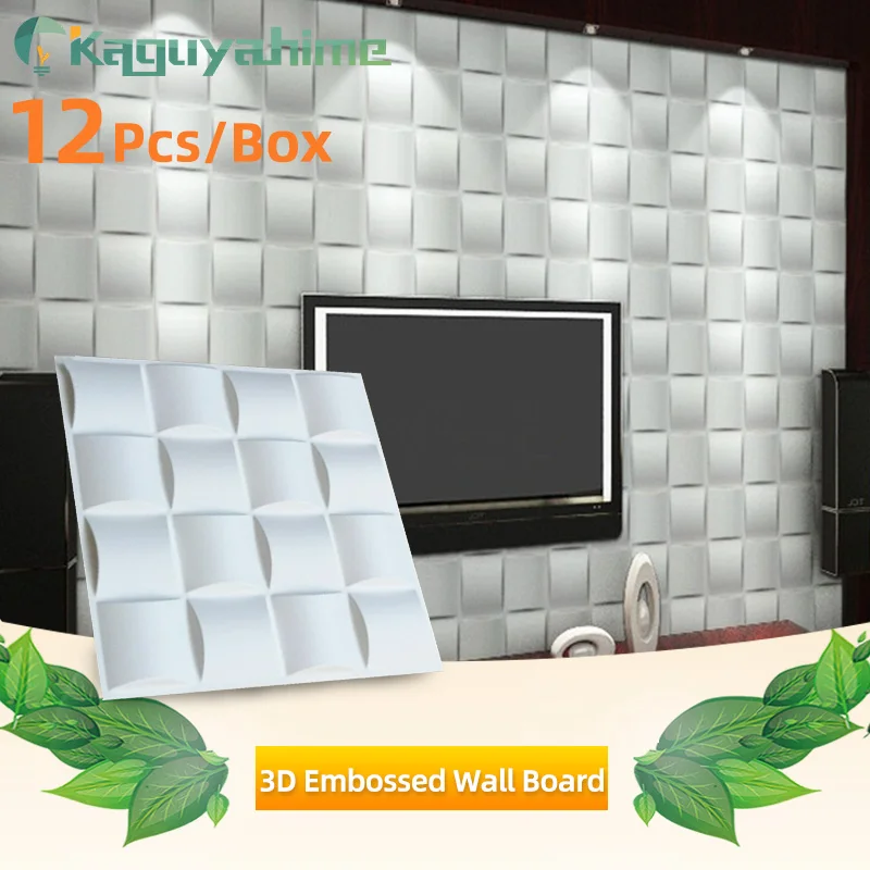 Kaguyahime Self-Adhesive Wall Board 12Pcs/lot 3D DIY Embossed Wall Panel Stereoscopic Ultralight PVC Board Decor Wall stickers
Kaguyahime Self-Adhesive Wall Board 12Pcs/lot 3D DIY Embossed Wall Panel Stereoscopic Ultralight PVC Board Decor Wall stickers