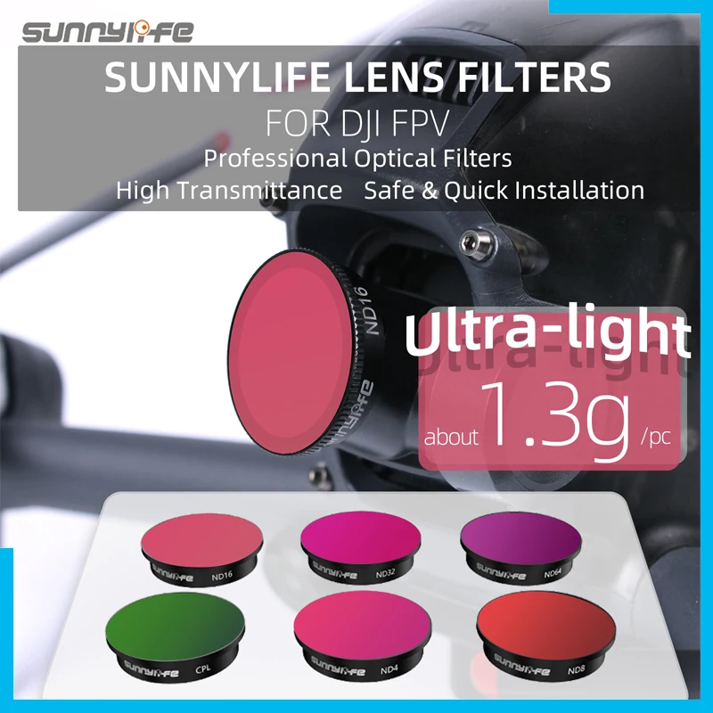 For DJI FPV Combo Filter Drone UV/CPL/NDPL4/8/16/32 Neutral Density Polar Filters Kit Camera Accessories Quadcopter
For DJI FPV Combo Filter Drone UV/CPL/NDPL4/8/16/32 Neutral Density Polar Filters Kit Camera Accessories Quadcopter