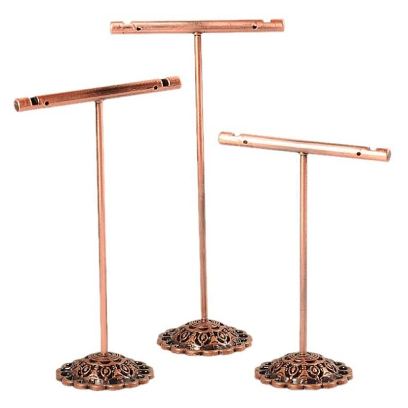 Portable Earring Jewelry Display Rack Metal Stud Necklace Organizer Ornament T Bar Hanger Showcase Holder Stand
Portable Earring Jewelry Display Rack Metal Stud Necklace Organizer Ornament T Bar Hanger Showcase Holder Stand