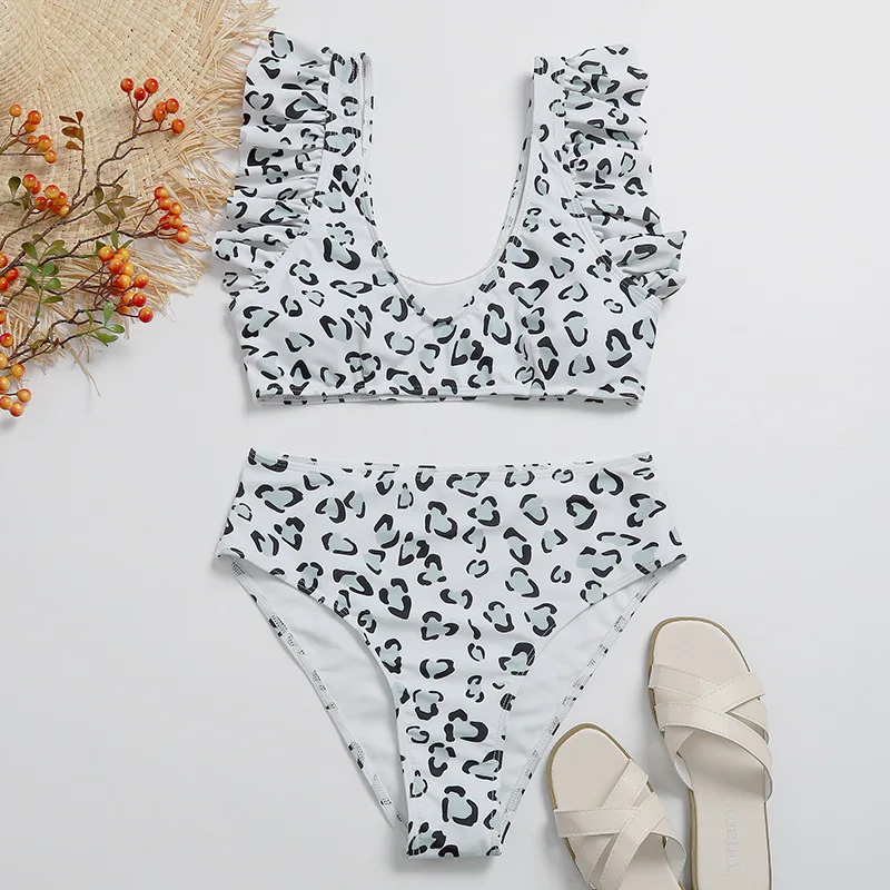Sexy Ruffled High Waist Bikini 2021 Mujer Leopard Swimwear Women Push Up Swimsuit Bathing Suit Brazilian Two Piece Bikinis Set
Sexy Ruffled High Waist Bikini 2021 Mujer Leopard Swimwear Women Push Up Swimsuit Bathing Suit Brazilian Two Piece Bikinis Set