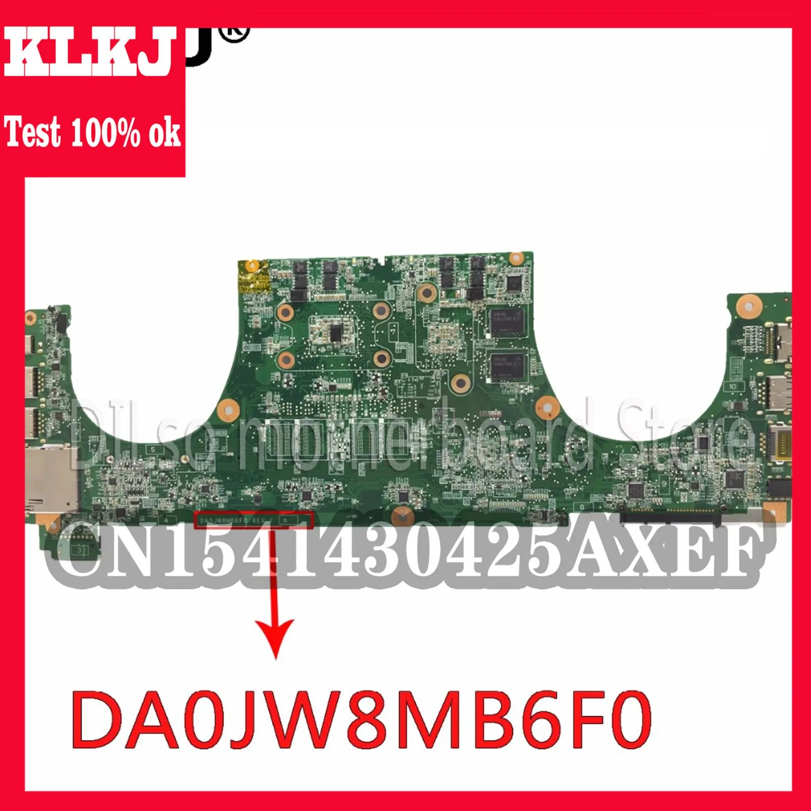 KEFU DA0JW8MB6F0 Motherboard For dell 5460 Laptop Motherboard original Mainboard I5 cpu tetsed notebook PM
KEFU DA0JW8MB6F0 Motherboard For dell 5460 Laptop Motherboard original Mainboard I5 cpu tetsed notebook PM