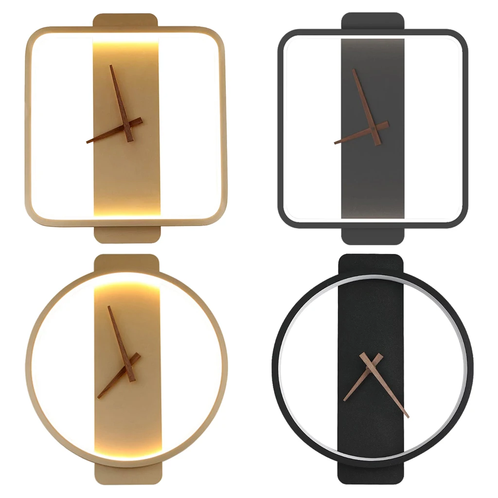 Modern Minimalist Silent Wall Clock LED Lamp Wall Art Living Room Personality Household Watches Silent Wall Clocks Home Decor
Modern Minimalist Silent Wall Clock LED Lamp Wall Art Living Room Personality Household Watches Silent Wall Clocks Home Decor