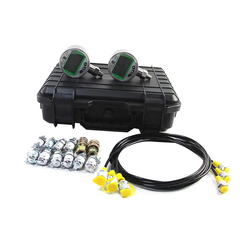 80MPA/12000PSI Digital Pressure Gauge Kit w/ 2 Gauges 3 Test Hoses & 12 Couplings Water Gas Pressure Test Tool, 1 Year Warranty
80MPA/12000PSI Digital Pressure Gauge Kit w/ 2 Gauges 3 Test Hoses & 12 Couplings Water Gas Pressure Test Tool, 1 Year Warranty