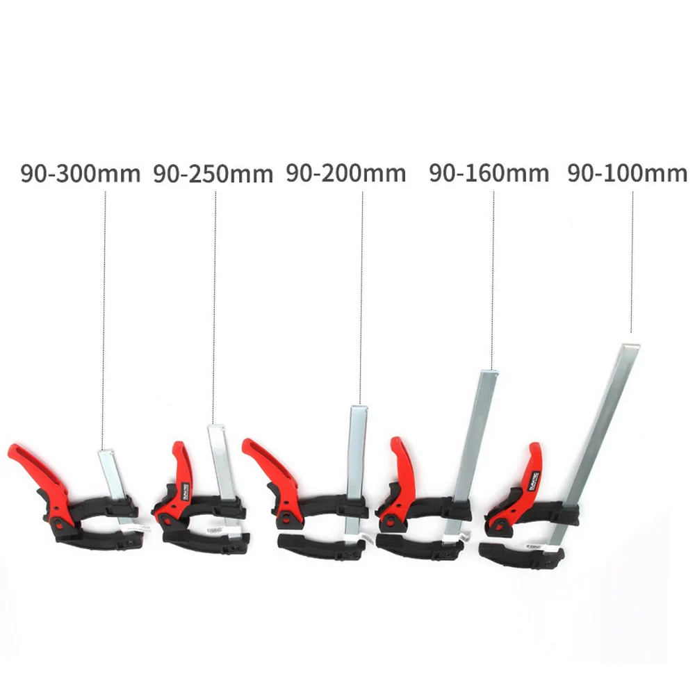 Woodworking Clamp Quick Ratchet F Clamp Heavy Duty Wood Working Work Bar Clamp Clip 120 Degrees Adjustable DIY Tools Mini Tools
Woodworking Clamp Quick Ratchet F Clamp Heavy Duty Wood Working Work Bar Clamp Clip 120 Degrees Adjustable DIY Tools Mini Tools