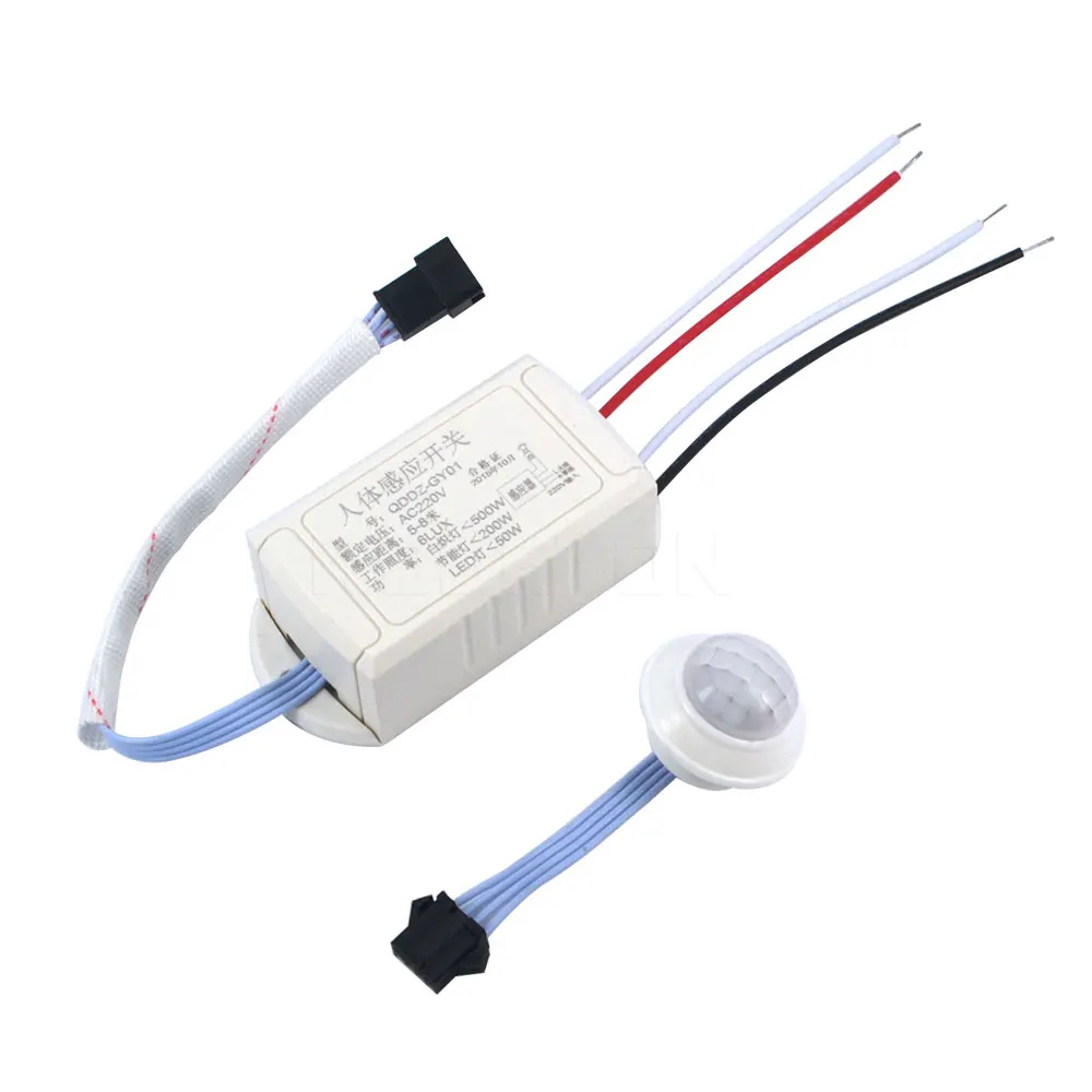 220V PIR Motion Sensor Switch ON/OFF IR Infrared Intelligent Lamp Motion Sensing Switch Sensor light Control Detector Module
220V PIR Motion Sensor Switch ON/OFF IR Infrared Intelligent Lamp Motion Sensing Switch Sensor light Control Detector Module