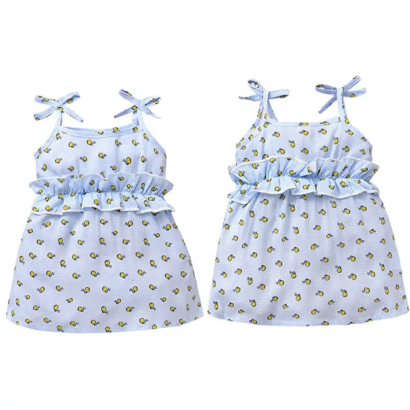 Baby Girls Summer Sleeveless Causal One Pieces Print Dresses Sundress Beach UK
Baby Girls Summer Sleeveless Causal One Pieces Print Dresses Sundress Beach UK