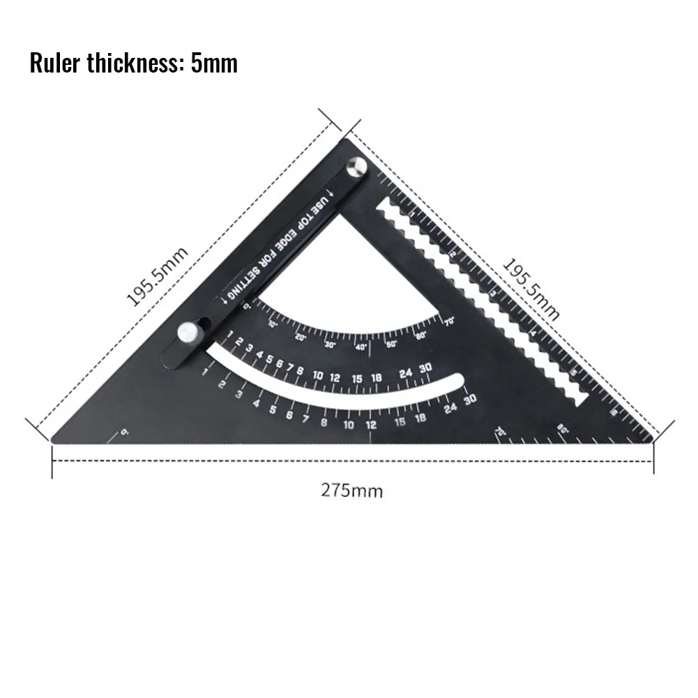 Aluminum Alloy Triangle Ruler Measurement Geometry TriangleRuler Multifunction Mathematics Measuring Tool
Aluminum Alloy Triangle Ruler Measurement Geometry TriangleRuler Multifunction Mathematics Measuring Tool