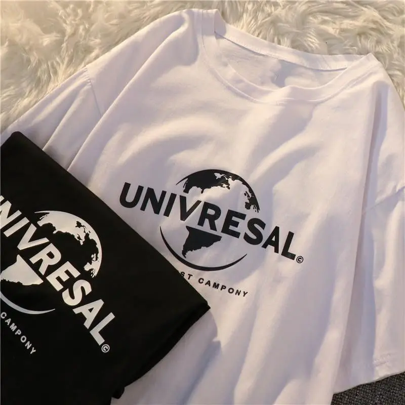 women's t-shirt Short-Sleeve letter printing Graphic Tee Harajuku street clothes Oversized t-shirt vintage O-Neck Tops Tee y2k
women's t-shirt Short-Sleeve letter printing Graphic Tee Harajuku street clothes Oversized t-shirt vintage O-Neck Tops Tee y2k
