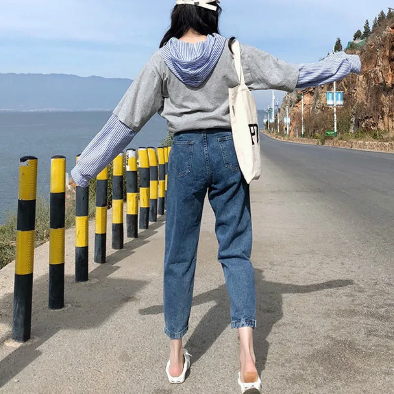 High Waist Jeans Women Korean Style Stretchy Hot Sale Fashion Slim All Match Washed Womens Streetwear Trousers Casual
High Waist Jeans Women Korean Style Stretchy Hot Sale Fashion Slim All Match Washed Womens Streetwear Trousers Casual