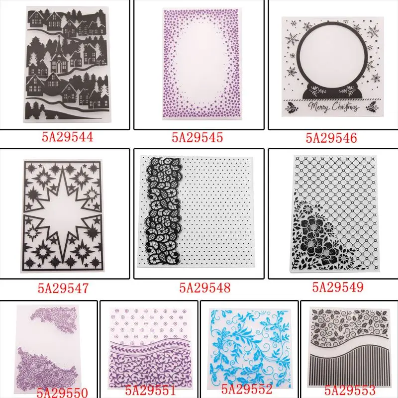 C5AD Plastic Embossing Folder Template DIY Scrapbook Photo Album Card Craft DIY Christmas Snowflake
C5AD Plastic Embossing Folder Template DIY Scrapbook Photo Album Card Craft DIY Christmas Snowflake
