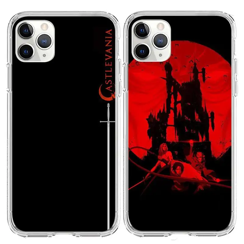 Чехол для телефона с аниме Castlevania Iphone 7 8 Plus X Xs Max Xr 11 12 13 Mini Pro SE2 прозрачный мягкий