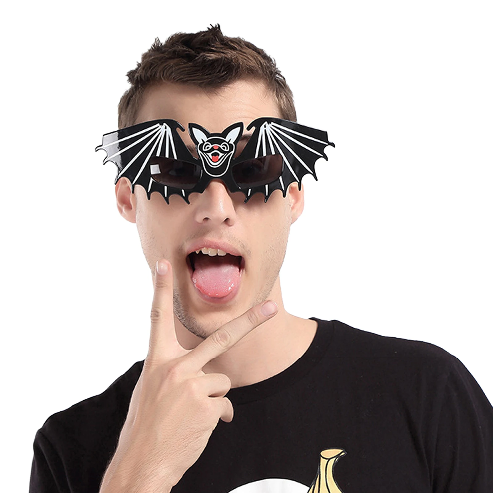 Halloween Unisex Glasses Props, Creative Funny Glasses Pumpkin/Bat/Eyeball Shape Role-Playing Masquerade Theme Party
Halloween Unisex Glasses Props, Creative Funny Glasses Pumpkin/Bat/Eyeball Shape Role-Playing Masquerade Theme Party