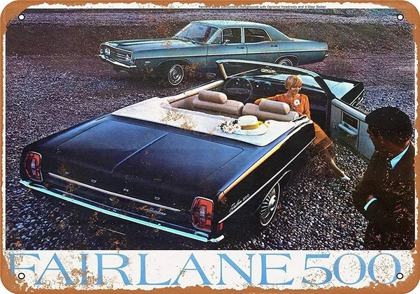 Жестяная Вывеска-трансформер Fairlane 500, винтажная алюминиевая Ретро металлическая вывеска, железная живопись
Жестяная Вывеска-трансформер Fairlane 500, винтажная алюминиевая Ретро металлическая вывеска, железная живопись