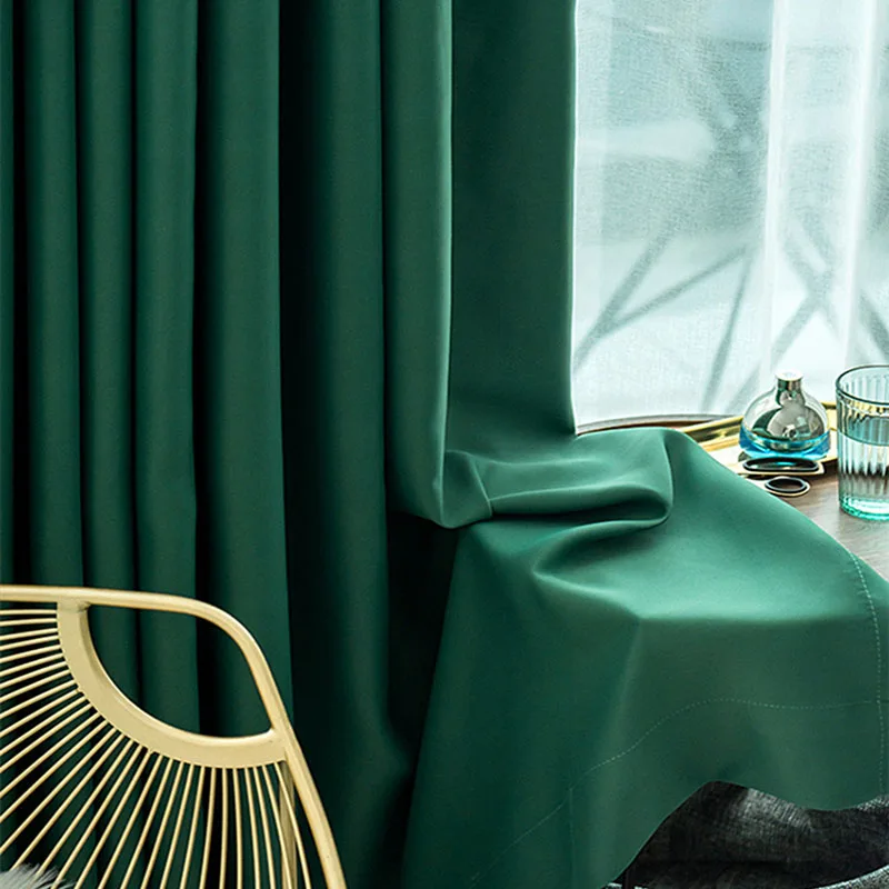 Solid Ink Green Physical Blackout Thermal Curtains For Living Room Sliding Door Terrace Home Window Customize Drapes wp092#30
Solid Ink Green Physical Blackout Thermal Curtains For Living Room Sliding Door Terrace Home Window Customize Drapes wp092#30