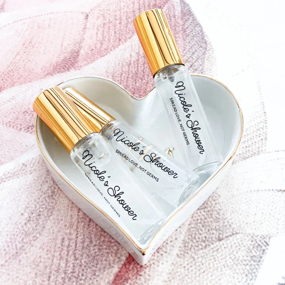 10ml Personalized Bachelorette Party Bridesmaid Gift Clear Hand Sanitizer Spray Bottle Sample EMPTY Spray Bottle Travel Favor
10ml Personalized Bachelorette Party Bridesmaid Gift Clear Hand Sanitizer Spray Bottle Sample EMPTY Spray Bottle Travel Favor