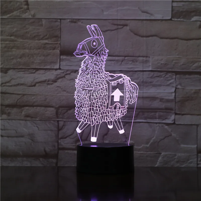 New 3D Lamp Alpaca Llama Nightlight Mood Lamp 7 Color Change Light Base for Birthday Gifts Toys Kids Table Night Lights 1906
New 3D Lamp Alpaca Llama Nightlight Mood Lamp 7 Color Change Light Base for Birthday Gifts Toys Kids Table Night Lights 1906