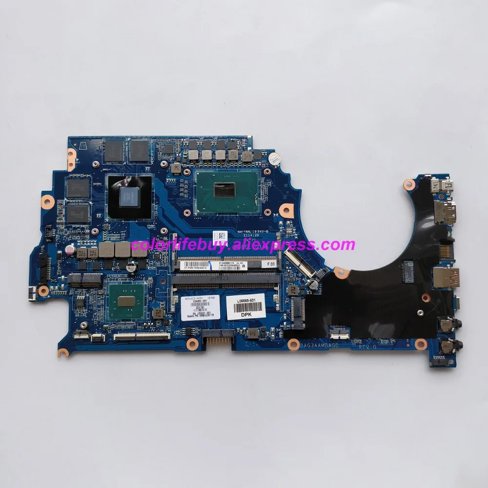 Genuine 929485-001 929485-601 DAG3AAMBAG0 i5-7300HQ GTX1050/4GB GPU Laptop Motherboard for HP Laptop 15-ce Series NoteBook PC
Genuine 929485-001 929485-601 DAG3AAMBAG0 i5-7300HQ GTX1050/4GB GPU Laptop Motherboard for HP Laptop 15-ce Series NoteBook PC