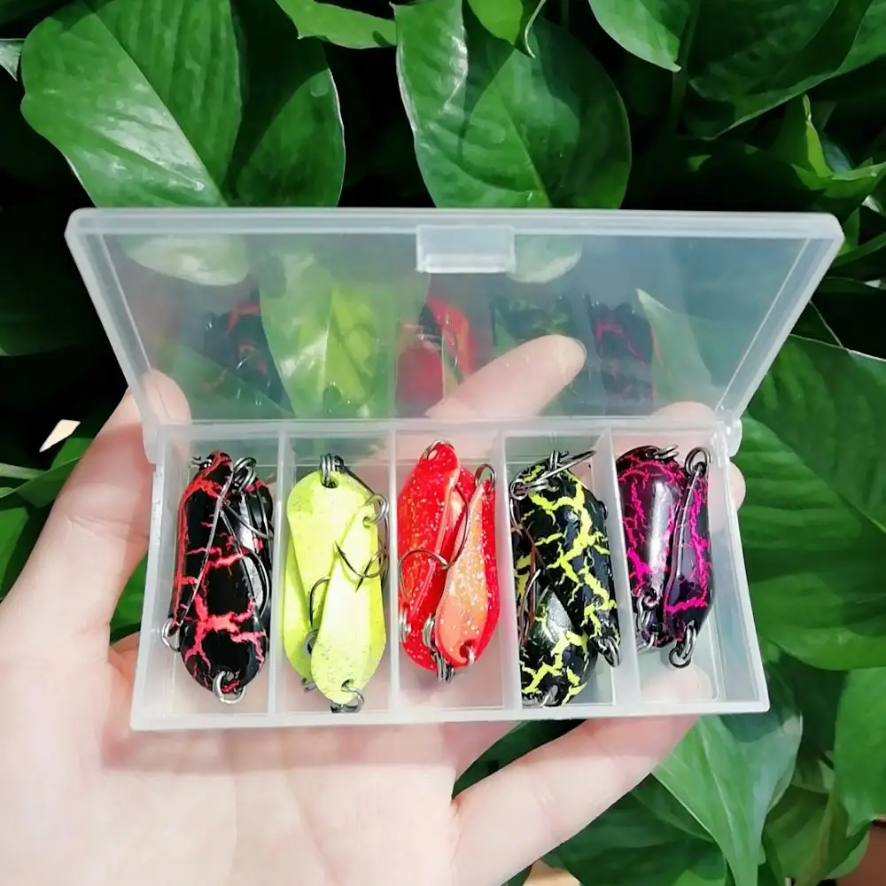 20pcs 5 colors 2.8cm 2.8g fishing metal shone spoon baits metal spinner lure trout spoon mini bait wobbler artificial spoon 
20pcs 5 colors 2.8cm 2.8g fishing metal shone spoon baits metal spinner lure trout spoon mini bait wobbler artificial spoon