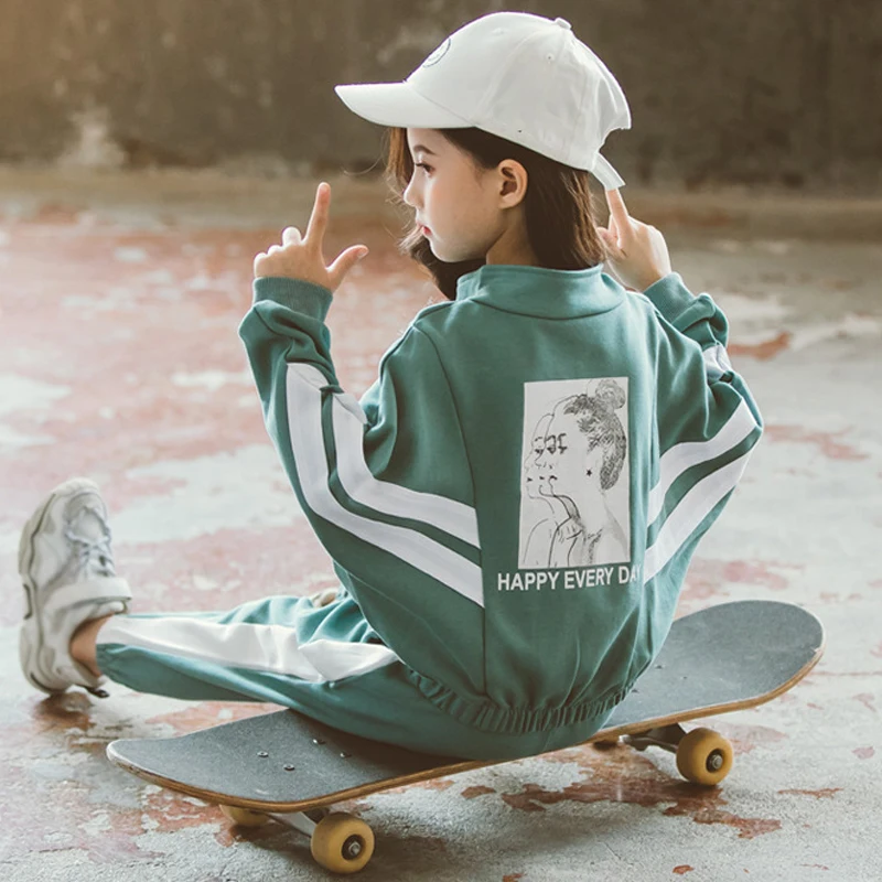 Girls Spring And Autumn Outfits 2020 New Korean Version The Big Children'S Sweater Fashionable Two-Piece Kids Girls Clothes Sets
Girls Spring And Autumn Outfits 2020 New Korean Version The Big Children'S Sweater Fashionable Two-Piece Kids Girls Clothes Sets