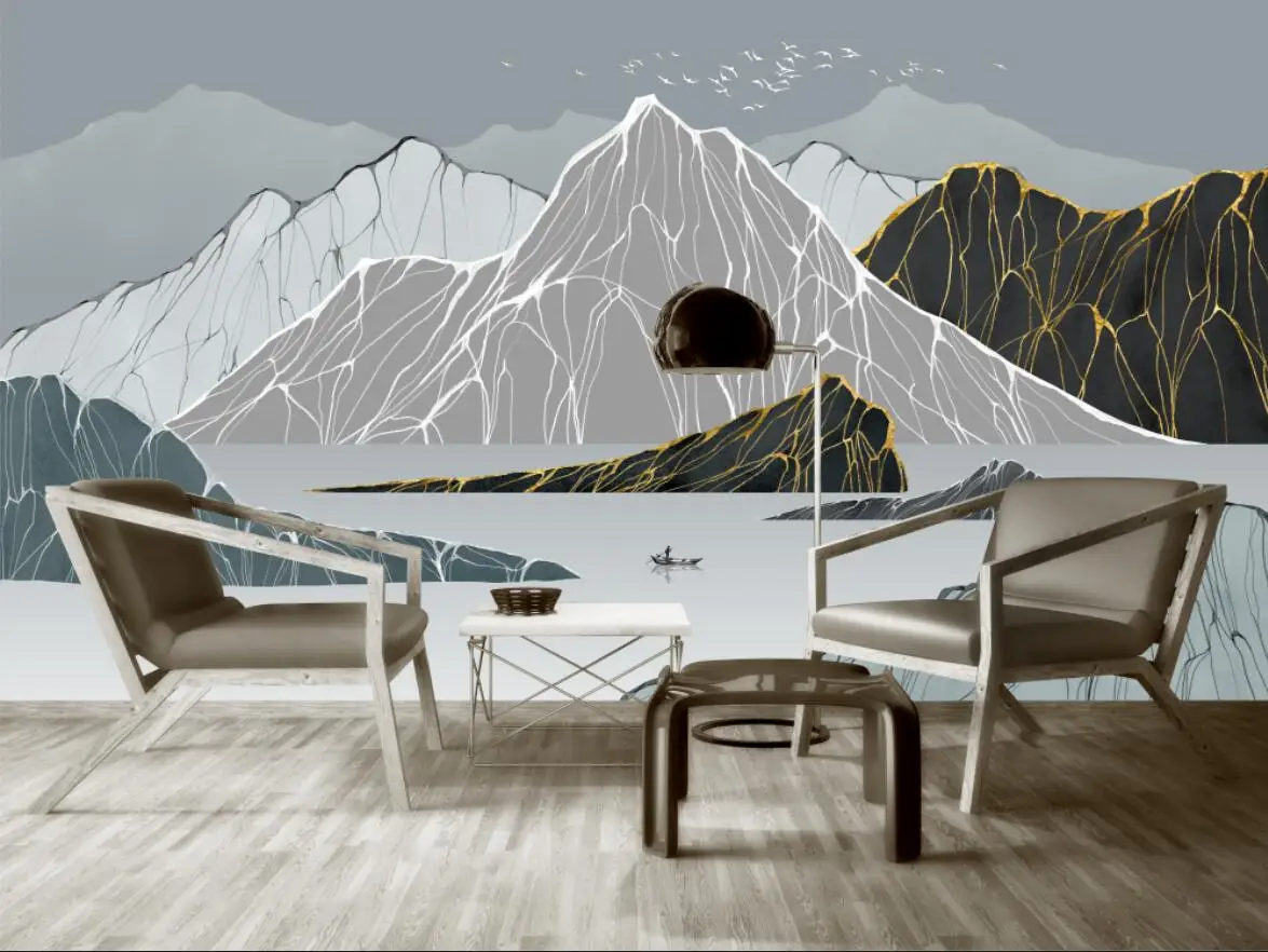 Custom wallpaper hand-painted lines mountain light luxury background wall mural home decoration living room bedroom 3d wallpaper
Custom wallpaper hand-painted lines mountain light luxury background wall mural home decoration living room bedroom 3d wallpaper