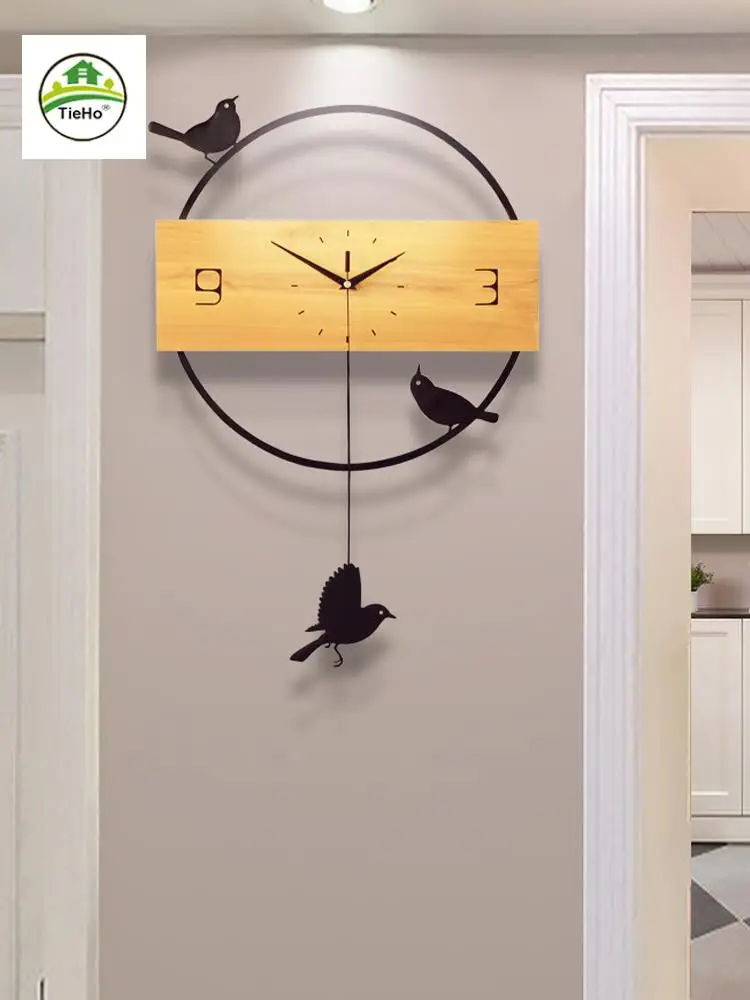 Nordic Wood Swing Wall Clock Living Room Bedroom Silent Clock Wall Watch Modern Minimalist Home Decor Wall Clock
Nordic Wood Swing Wall Clock Living Room Bedroom Silent Clock Wall Watch Modern Minimalist Home Decor Wall Clock