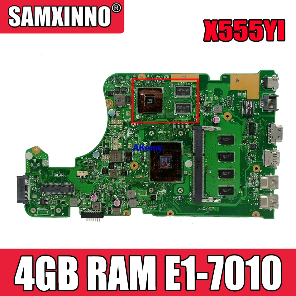X555Yi X555DG материнская плата для ноутбука For Asus X555D X555DG X555Y X555Yi Материнская плата Тест 100% ОК 4 Гб RAM E1-7010 CPU 2 ядра
X555Yi X555DG материнская плата для ноутбука For Asus X555D X555DG X555Y X555Yi Материнская плата Тест 100% ОК 4 Гб RAM E1-7010 CPU 2 ядра