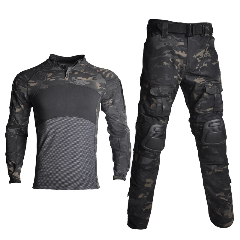 Army Military Uniform Camouflage Tactical Combat Suit Airsoft War Game Clothing Shirt + Pants Elbow Knee Pad Hunting Fishing top
Army Military Uniform Camouflage Tactical Combat Suit Airsoft War Game Clothing Shirt + Pants Elbow Knee Pad Hunting Fishing top