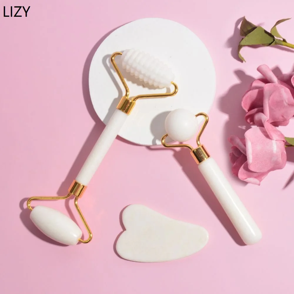Массажер LIZY из белого нефрита, натуральный скребок с двойной головкой, Нефритовый ролик для Массажа Гуаша, подтяжка лица, инструмент для красоты
Массажер LIZY из белого нефрита, натуральный скребок с двойной головкой, Нефритовый ролик для Массажа Гуаша, подтяжка лица, инструмент для красоты
